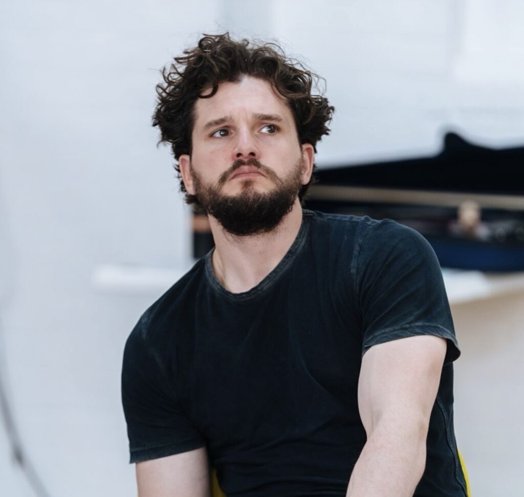Actor Kit Harington rehearsing 'Slave Play'